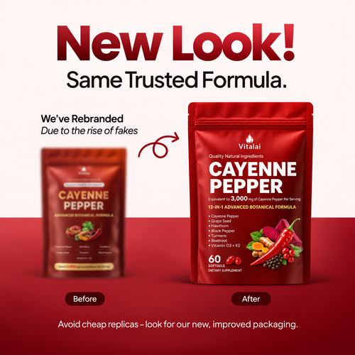 Vitalai Cayenne Softgels