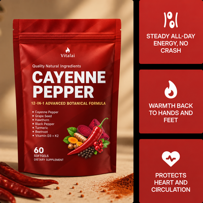 Vitalai Cayenne Softgels