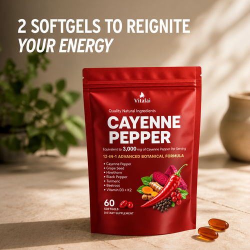 Vitalai Cayenne Softgels