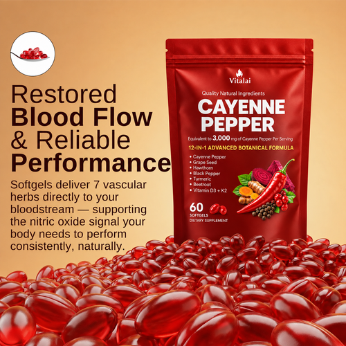 Vitalai Cayenne Softgels 2